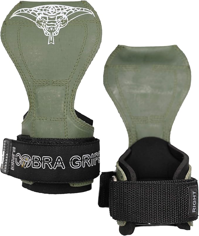 Cobra Grips PRO Weight Lifting Gloves Heavy Duty Straps Alternative Power Lifting Hooks for Deadlifts Adjustable Neoprene Padded Wrist Support Bodybuilding