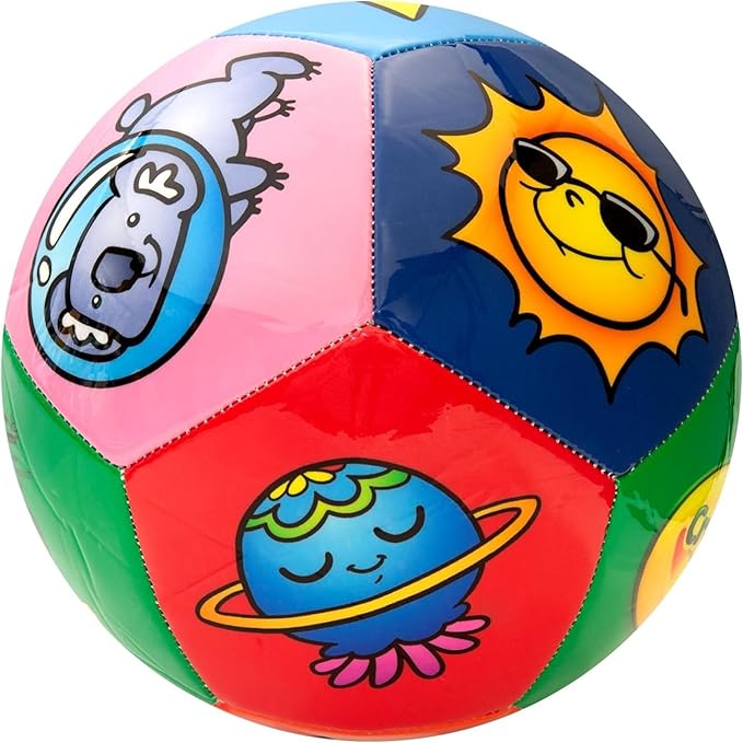 Crayola Score N’ Explore Officially Licensed 5” Color Ball, Interactive Coloring Soccer Ball for Kids, Fun Learning Toy Activity Ball