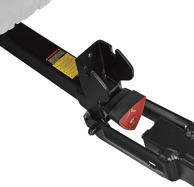 Allen Sports Premier Locking Quick Release 4-Bike Carrier for 2 Inch Hitch on Vehicles with Spare Tire, Model 400QR, Black