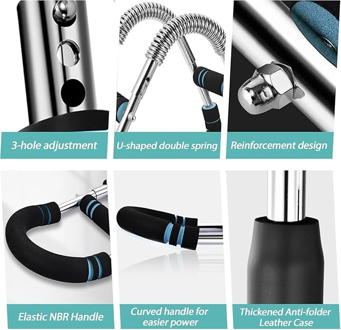 Chest Clip Muscle, 40-100Lb Adjustable Chest Workout Equipment, Twister Arm Trainer for Chest Clip Muscle & Arm Strength, Portable Home Strength Training Fitness Equipment for Upper Body Muscle