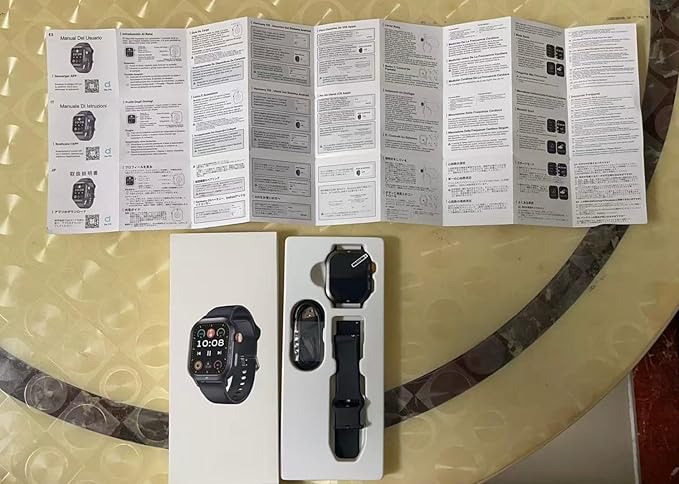 2025 Sports Smart Watch for Men & Women - 1.93” HD Display, Bluetooth Call (BT 5.4), 100+ Sports Modes, Heart Rate & Sleep Monitor, IP67 Waterproof Fitness Tracker, Pedometer, Da Fit App, (Black)