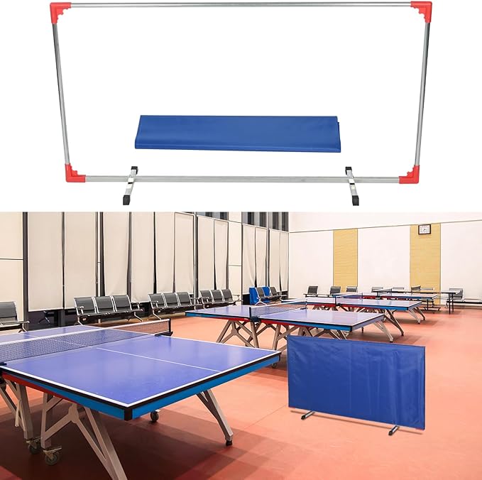 4pcs Portable Table Tennis Barrier - 55"x29.5" Durable 420D Oxford Cloth Baffle for Quick Ball Pickup | Professional Surround Block for Court, Training & Home Use