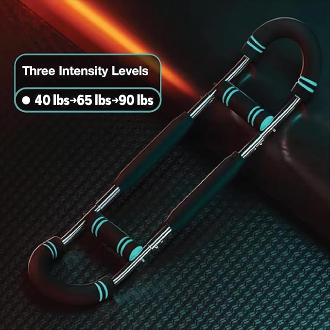 Twister Arm Trainer, Adjustable Twister Arm Chest Exerciser with 3 Settings & Workout Manual for Men & Women, Detachable Power Twister Home Fitness Equipment for Enhancing Upper Body Muscle – 40-90lbs