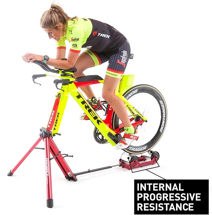 FEEDBACK SPORTS | Omnium Lightweight and Portable Bike Trainer | for 16” to 29” Wheels | Travel Bag Included