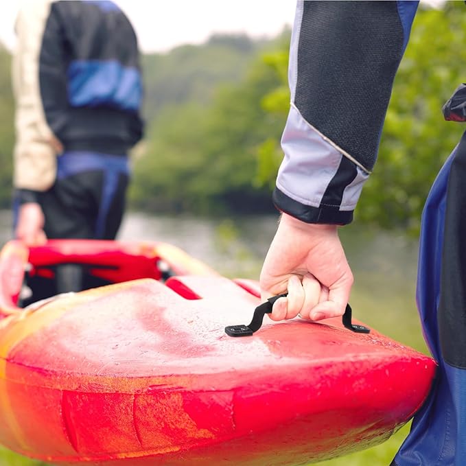 Tallew 12 Pack Kayak Carry Handles Replacement with Washers and Screws Canoe Boat Handles Kayak Parts Accessory Kit for Watercraft Ocean Perception Water Outdoor Sport Suitcase Luggage