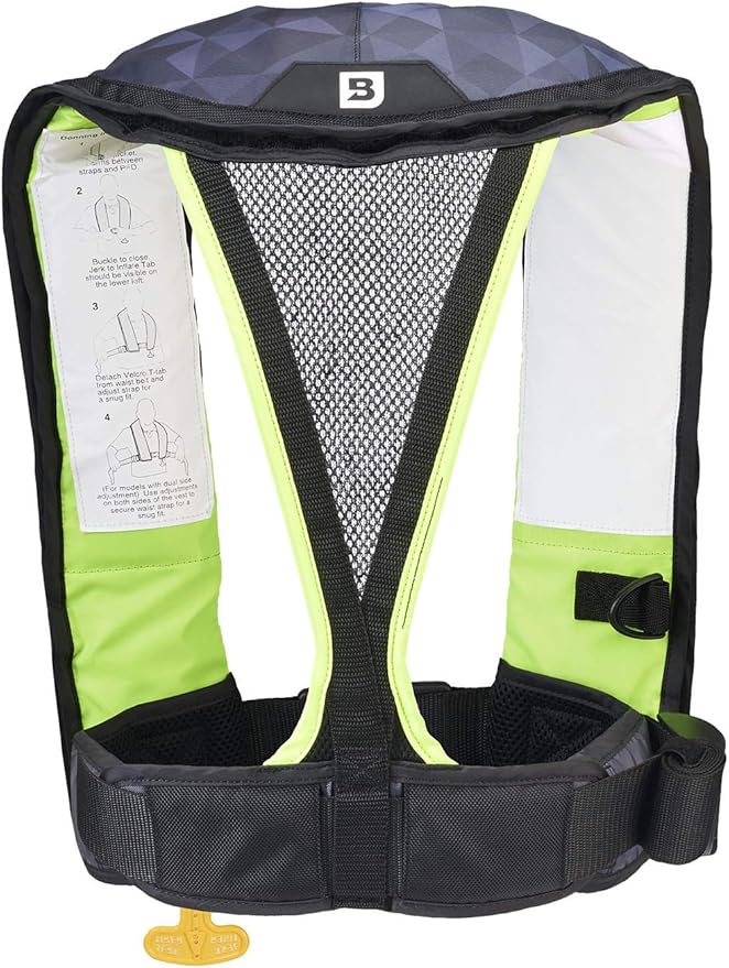 BLUESTORM Atmos 40 Automatic/Manual Inflatable PFD Life Jacket for Adults | US Coast Guard (USCG) Approved Life Vest