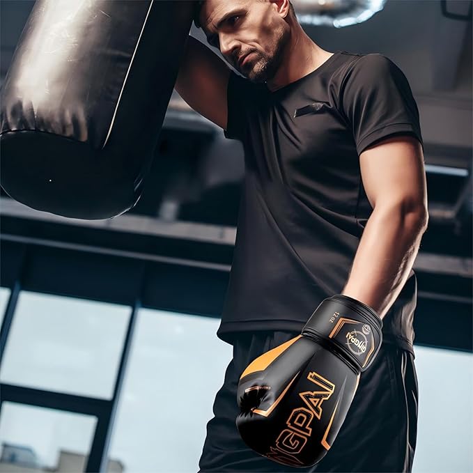 Boxing Gloves for Men,Women,Child, Heavy Bag Workout Boxing Gloves,Durable Leather and Thickened Fist Peak Professional Sparring Training Fighting Gloves for Kickboxing,Muay Thai,MMA