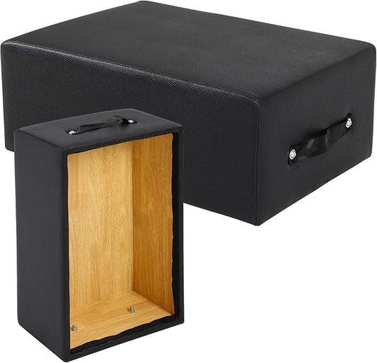 FAHKNS Portable Pilates Reformer Sitting Box, Non-Slip Pilates Sit Boxs for Home Workout, Pilates Exercise Accessories for Pilates Refomer/Board, Posture Correction