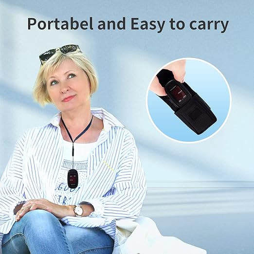 CONTEC CMS50M Pulse Oximeter Fingertip Blood Oxygen Saturation Monitor SpO2 and PR Bar Graph Blood Oxygen, Neck/Wrist Cord LED Display, Black