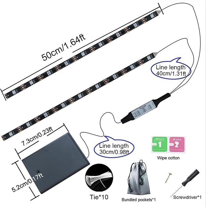 LED Bike Lights for Night Riding,Can Be Cropped,Waterproof,for Kids, Adults, Boys and Girls