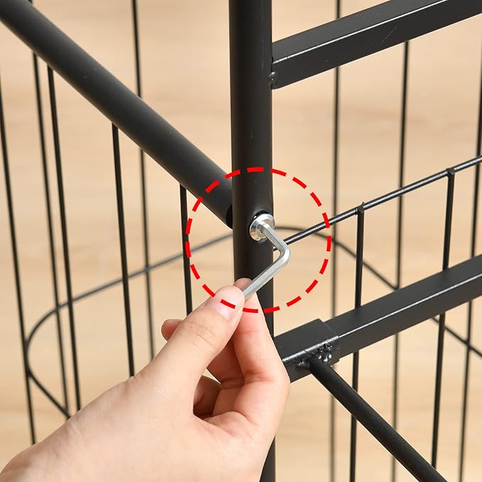 7-Ball Sports Equipment Storage Rack with Ball Holder and Basketball Rack, Athletic Gear Organizer ball Stand - Organize Toys, Sports Gear and More, 57.5" (Black)