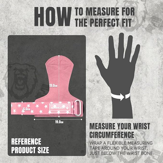 MANUEKLEAR Gym Straps Weight Lifting, Double Leather Lifting Straps for Men Deadlift with Cushion Wrist Loop, Gym Lifting Wrist Wraps for Weightlifting