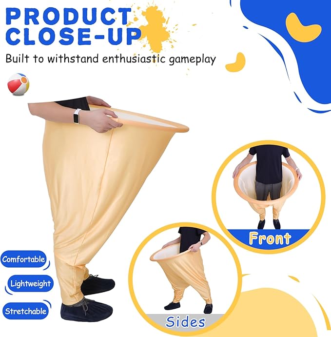 Granny Pants Yard Game, Oversized Granny Pants Outdoor Games,Giant Stretchy Pants, Fun Tossing Games Props for Outdoor Parties, Group Gatherings, Adults and Family