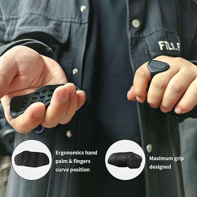 Weight Lifting Grips for Men & Women – 4 Pack Anti-Slip Rubber Gym Grips, Fingerless Workout Gloves for Weightlifting, Pull-Ups, Deadlifts, Dumbbells & Strength Training