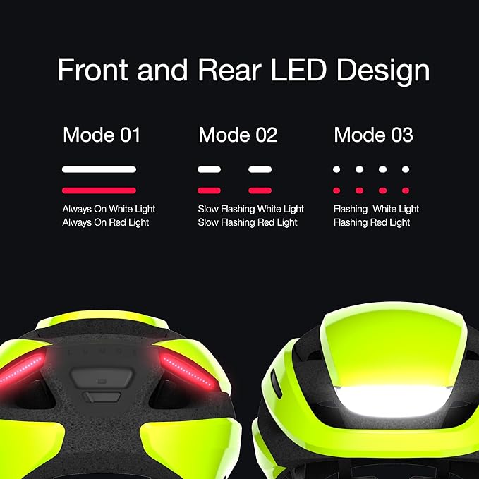 Lumos Ultra Smart Bike Helmet | Customizable Front and Back LED Lights with Turn Signals | Road Bicycle Helmets for Adults: Men, Women