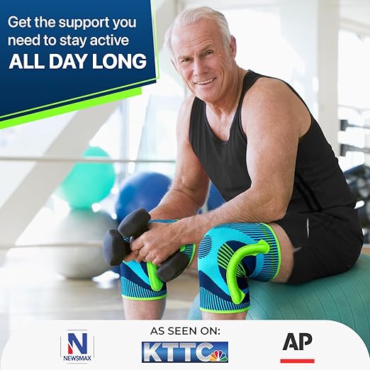 DR. BRACE ELITE Knee Brace with Size Stabilizer (2 Pack) Knee Brace for Women & Men, Workout, Sports, Daily Knee Compression Sleeve for Maximum Knee Pain Support & Fast Recovery (Zeus, X-Large) 2