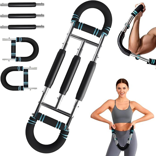 Twister Arm Trainer, Adjustable Chest Workout Equipment Arm Trainer for Men Forearm Exerciser Ab Twister Arm Blaster Portable Home Gym