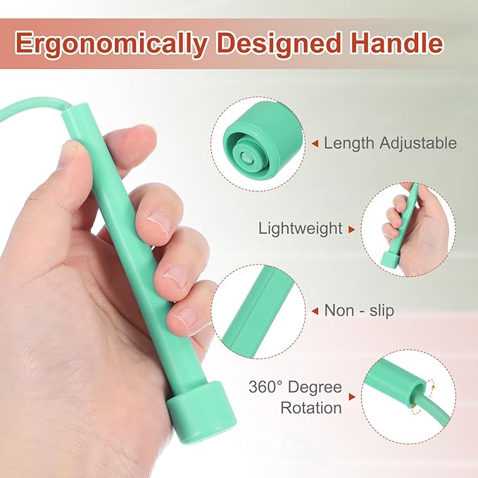 PATIKIL Jump Rope PVC, Adjustable Speed Skipping Rope Tangle-Free Exercise Equipment for Workout Women Men Outdoor Training Home Fitness