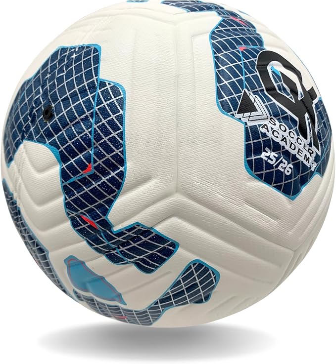 GX Soccer Academy Tour+ Professional Soccer Ball, Size 5, Green and White Competition Ball