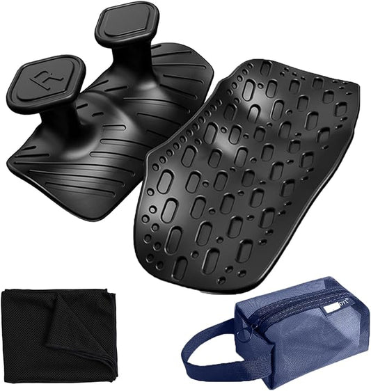 Upgraded Weight Lifting Grips for Women & Men - Extra Large & Thick Non-Slip Gym Grips with Cooling Towel, Ergonomic Workout Gloves for Pull-Ups, Dumbbell Exercises