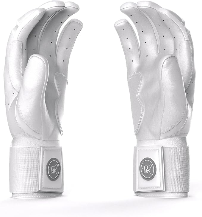 Drip & Rip Baller Series - Youth Batting Gloves + Adult Batting Gloves - for Softball and Baseball - Long Cuff Style for Men and Youth