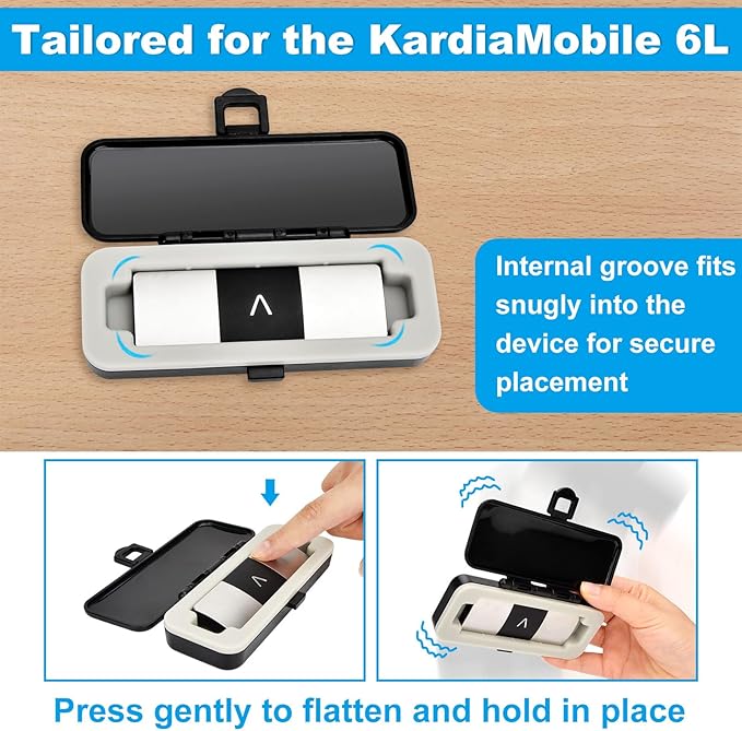 iGuerburn Hard Case for KardiaMobile 1L/6L/6L Max EKG Monitor, Kardia Mobile Heart Monitor Case, Safe to Carry & Provides Tough Protection