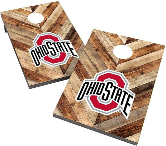 College Team Cornhole Boards, 2x4 Bag Toss Game Set, Officially Licensed Cornhole Game, Perfect for Tailgates