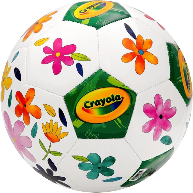 Crayola Score N’ Explore Officially Licensed 5” Color Ball, Interactive Coloring Soccer Ball for Kids, Fun Learning Toy Activity Ball
