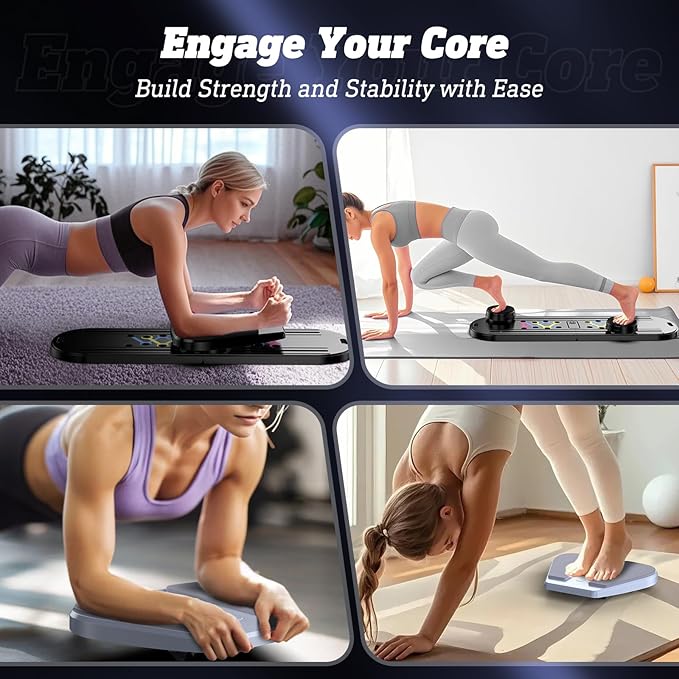 Pilates Board Pilates Reformer Set, Multifunctional Pilates Board for Home Workout, 15-in-1 Flo Pilates Portable Reformer 2025 for Full-Body Exercise