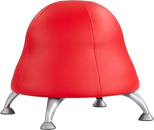 Safco Products Runtz Kid's Stability Exercise Ball Chair, 17" H or 13.5" H, Red Vinyl