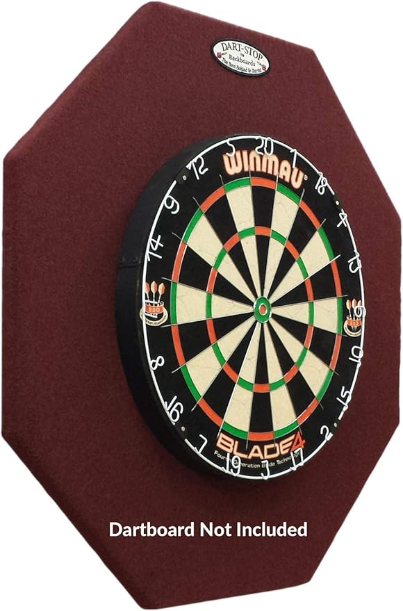 29 inch Professional Dart Board Backboard, Octagonal | Wall Protector | Dartboard Surround