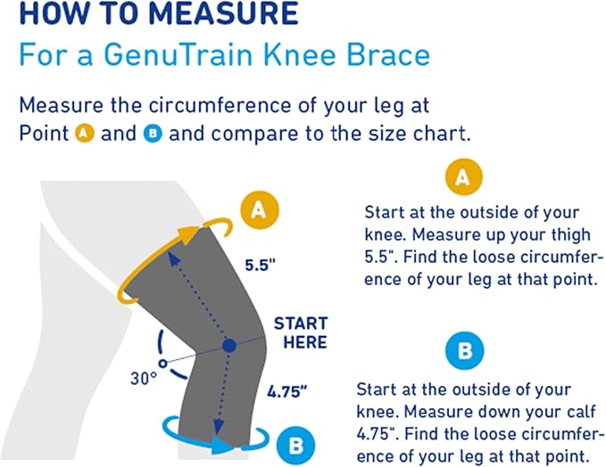 Bauerfeind - GenuTrain - Knee Brace - Targeted Support for Pain Relief and Stabilization of The Knee, Provides Relief of Weak, Swollen, and Injured Knees- Size 2 - Color Titanium