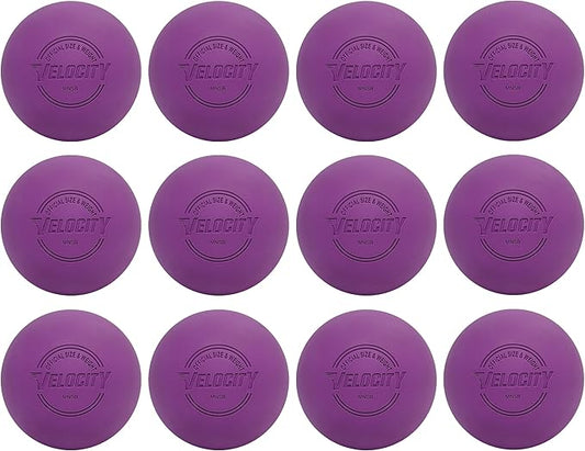 Velocity Lacrosse Balls - 1, 2, 3, 6, 12, 18, 24, 36, 60 and 120 Packs - for Practice, Official NFHS and College Approved Size