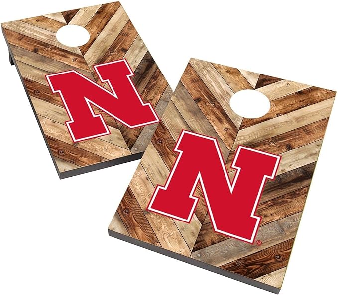 College Team Cornhole Boards, 2x4 Bag Toss Game Set, Officially Licensed Cornhole Game, Perfect for Tailgates