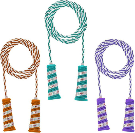 Wham-O Hula Hoop Jump Rope, 7 Feet Skipping Rope with Spiral Handles, for Indoor Outdoor Fitness Exercise Weight Loss