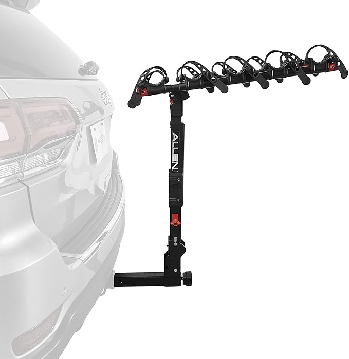 Allen Sports Premier Locking Quick Release 5-Bike Carrier for 2 in. Hitch, Model QR555