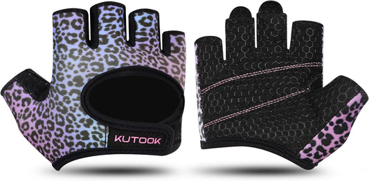 KUTOOK Weight Lifting Gloves for Women Gym Workout Gloves with Palm Protection & Extra Grip Breathable Exercise Gloves for Men Fitness
