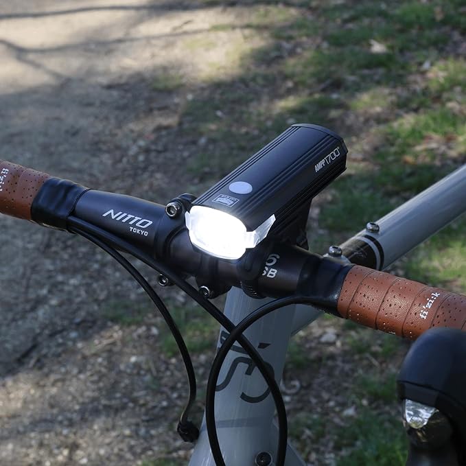 CATEYE AMPP USB Rechargeable Bike Light – High Visibility Super Bright OptiCube™ Headlight for Commuters, Road Cyclists & Mountain Bikers, Day & Night Riding Modes, IPX4 Waterproof, Tough & Durable