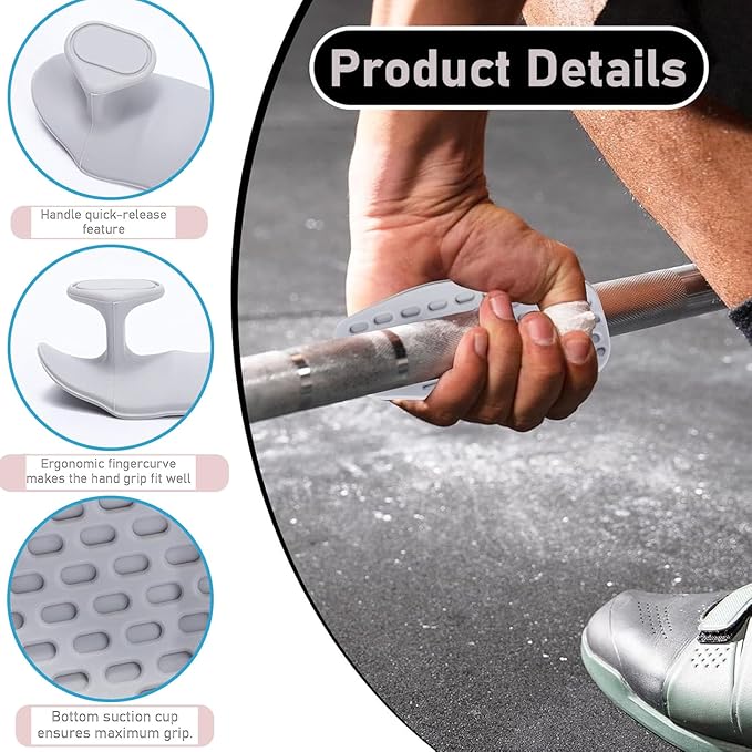 Weight Lifting Grips, Anti-Slip Workout Grips, Gym Gloves for Weight Lifting, Workout Gloves for Exercise and Training,Rypt Grips for Men and Women, Deadlift, Pull-Ups, Dumbbell