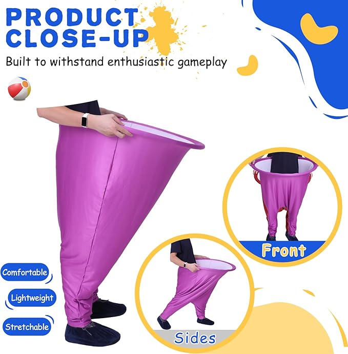 Granny Pants Yard Game, Oversized Granny Pants Outdoor Games,Giant Stretchy Pants, Fun Tossing Games Props for Outdoor Parties, Group Gatherings, Adults and Family