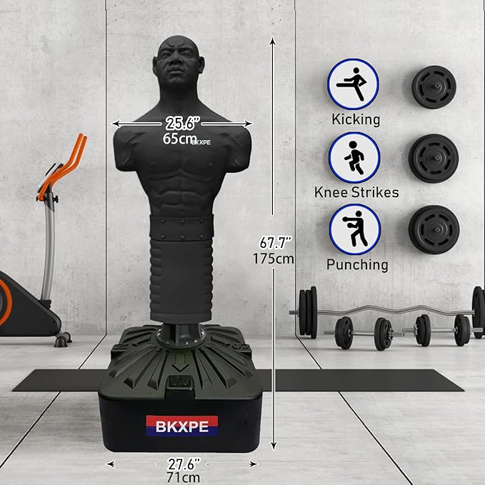 Bob Punching Dummy,Precision Strike,Durable Silicone Punching Bag with Large Base for Adult Child，Home Office Gymgym, Taekwond，Warm Up