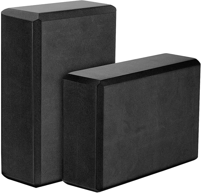 Gaiam Yoga Block - Supportive Latex-Free Eva Foam - Soft Non-Slip Surface with Beveled Edges for Yoga, Pilates, Meditation - Yoga Accessories for Stability, Balance, Deepen Stretches
