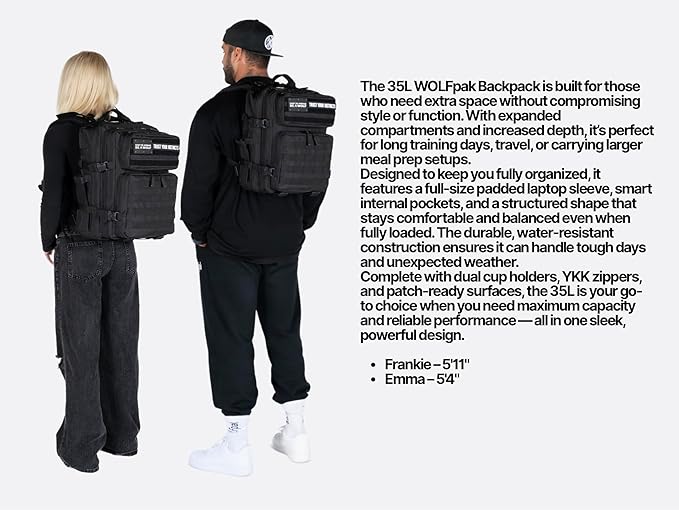 WOLFpak 35L Backpack Black Venom