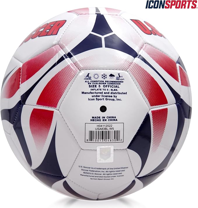 Icon Sports Officially Licensed Tottenham Hotspur Regulation Size 5 Soccer Ball