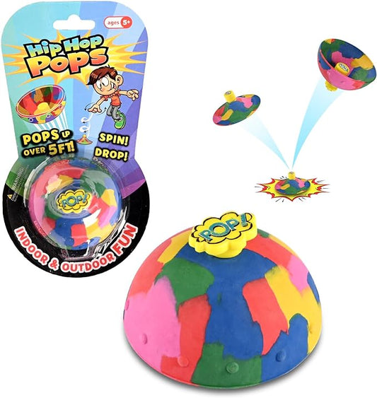 Bounce Bowls Camouflage - Bupduq Fidget Toy for Kids & Adults Spinning Stress Relief, Pop Up Game for School, Party & Intelligence Development - Perfect Anxiety Toy
