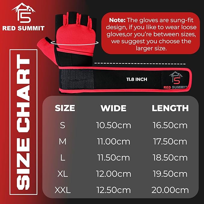 Weight Lifting Gym Gloves for Men & Women, Workout Exercise Gloves with Wrist Support & Anti-Slip Palm for Hanging, Rowing, Pullups, Bodybuilding, Powerlifting & Calisthenics