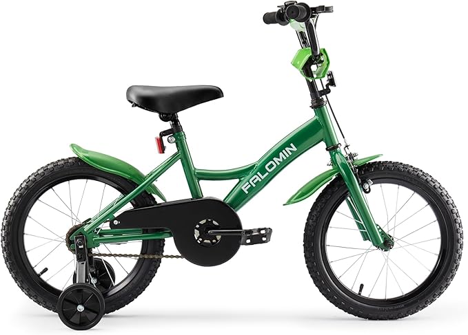 14/16/18 Inch Children’s Bike for Toddlers Kids Ages 3-9, Safe Non-Slip Tires, Removable Training Wheels, Coaster Brake, Easy Assembly, Perfect for Boys and Girls, Multiple Color