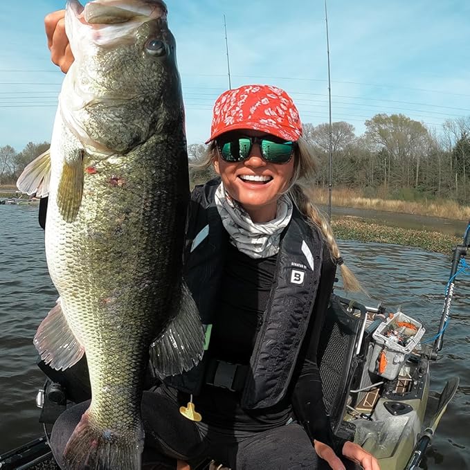 BLUESTORM Stratus 35 Inflatable Life Jacket PFD for Adults | US Coast Guard (USCG) Approved Automatic Self Inflating Life Vest Preserver with Manual Ripcord