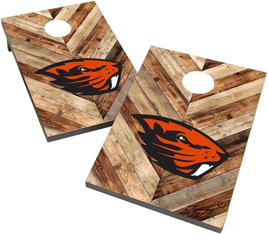 College Team Cornhole Boards, 2x4 Bag Toss Game Set, Officially Licensed Cornhole Game, Perfect for Tailgates