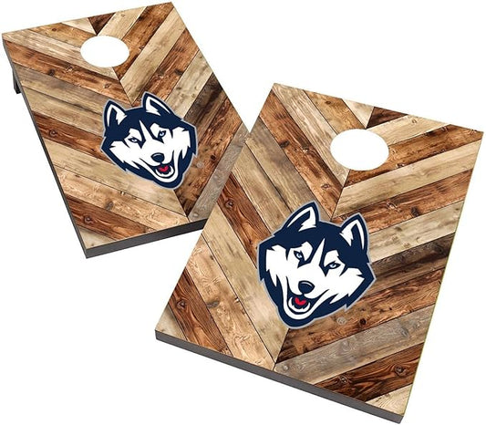 College Team Cornhole Boards, 2x4 Bag Toss Game Set, Officially Licensed Cornhole Game, Perfect for Tailgates